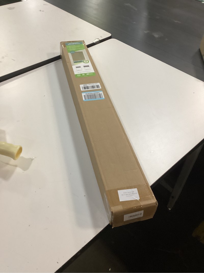 Condition photo showing Good Condition for Motorized Roller Blinds with Solar Panel, Thermal 100% Blackout Smart Cordless Shades with Remote Control, Custom Size, White-20 x72 A1-white 20 x 72