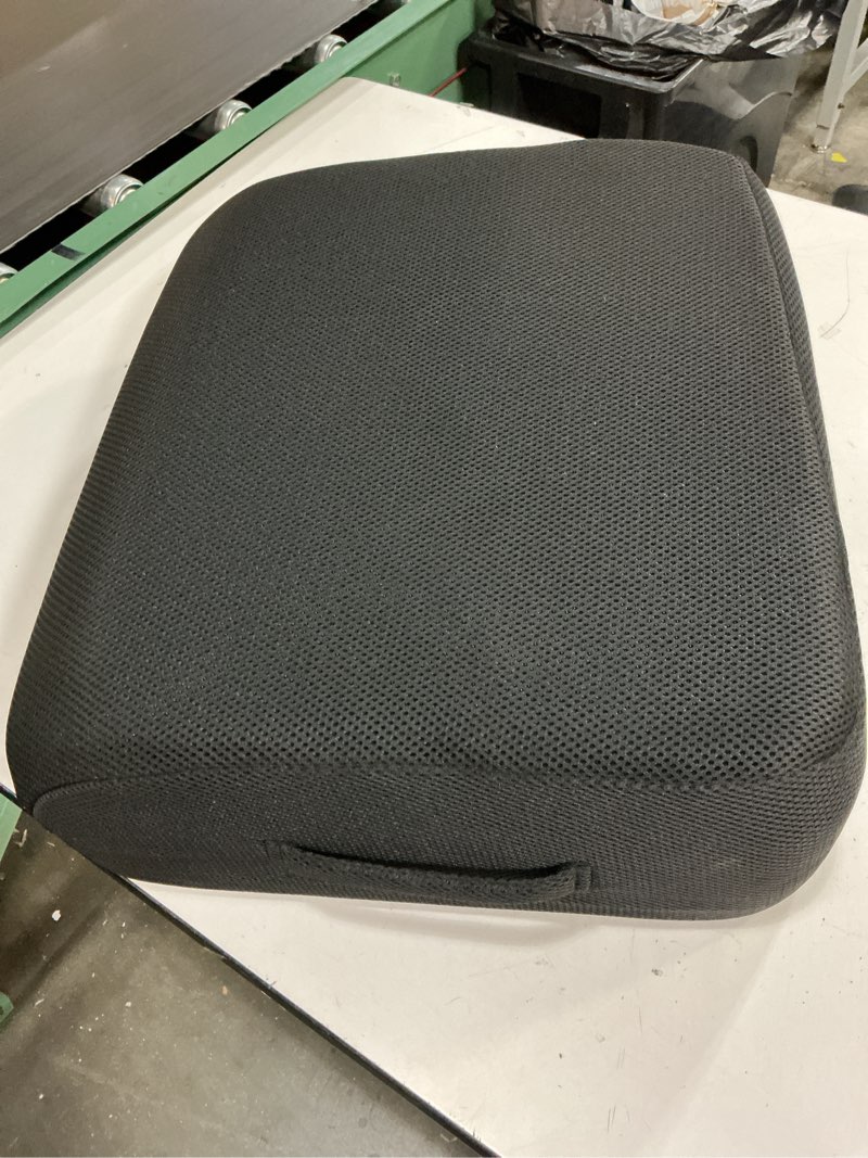 Condition photo showing Good Condition for mabozoo extra thick chair cushions,office chair booster seat cushion to raise seat height for pain relief,18 x 16 x 6 inch non slip memory foam thick cushion with carry handle?black? black 18*16*6