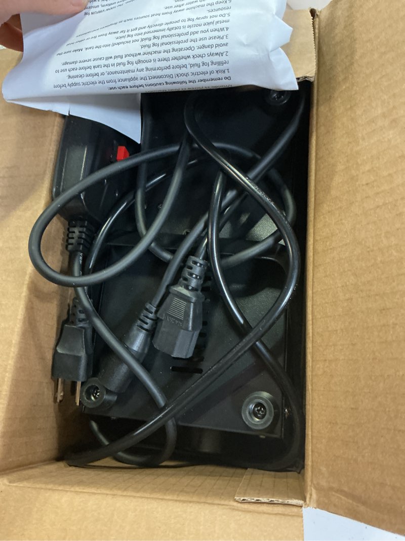 Condition photo showing item condition for Smoke Machine, VIRFUN Fog Machine with Wired Remote Control and Auto Mode, Perfect for Halloween, Party, Outdoor and Stage Effect, 500W and 500ml Tank