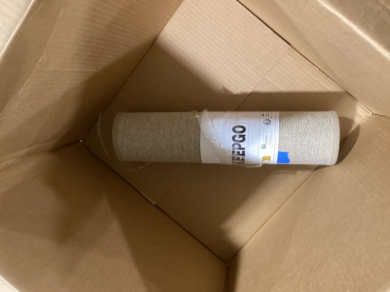 Condition photo showing As Is for DEXI Ultra Thin Entryway Indoor Door Mat 24x36, Non Slip Rubber Backing Inside Entry Mat, Low Profile Easy Clean Dirt Trapper Doormat for Inside Entrance Patio, Beige 2' x 3' (Rectangular) Beige