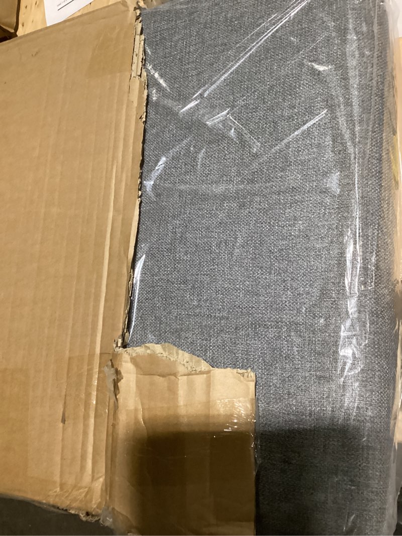Condition photo showing Good Condition for novilla full bed frame upholstered platform full size bed frame with adjustable headboard, strong weight capacity, no box spring needed, easy assembly, grey grey full
