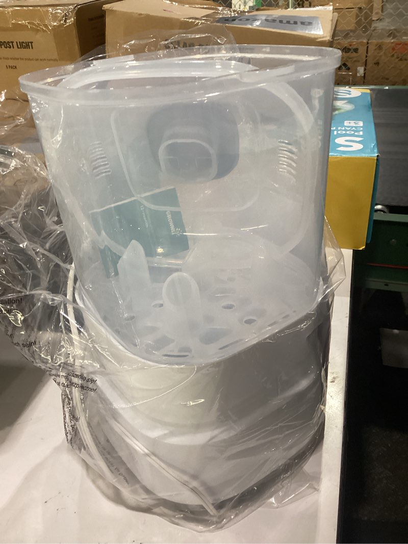 Condition photo showing Good Condition for grownsy bottle sterilizer and dryer, compact electric steam baby bottle sterilizer (esterilizador de biberones), bottle sanitizer for baby bottles, pacifiers, pump parts grey