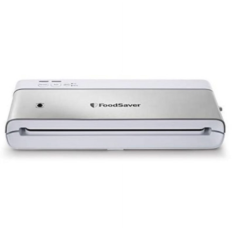 FoodSaver VS0160 Sealer PowerVac Compact Vacuum Sealing Machine  Vertical Storage  White