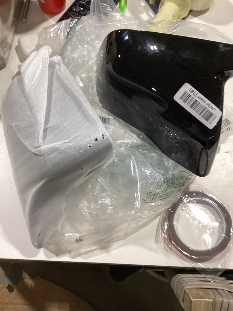 Condition photo showing Good Condition for side mirror cover,for tesla model y 2026 2027?2pcs horned turn signal housing cover sets car accessories -bright black bright black 2026-2027 model y?horned cover style?