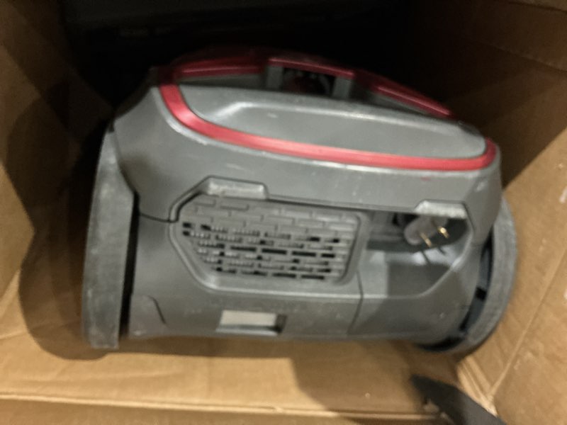 Condition photo showing As Is for kenmore 81414 bagged canister vacuum cleaning tools, 400 series + telescoping wand, red kenmore 400 series + telescoping wand