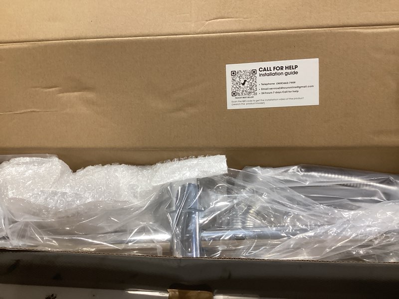 Condition photo showing Good Condition for Hand Shower with Slide Bar, High Pressure 10 Setting Handheld Shower Head, Adjustable Height 24" Slide Bar, Wall Supply Elbow and 6.6ft Extra Long Shower Hose - Chrome