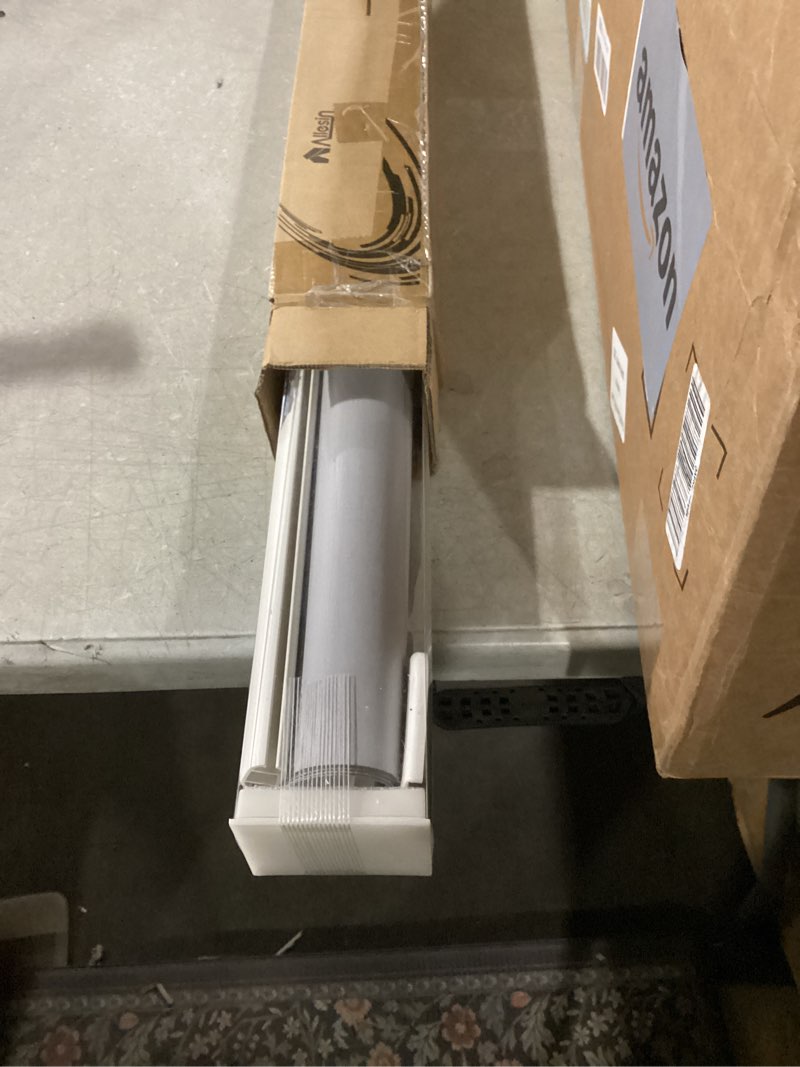 Condition photo showing Good Condition for 100% Blackout Roller Shades, Blinds for Windows with Thermal Insulated & UV Protection Waterproof Fabric,Window Blinds for Home Office Bedroom, Easy Installed (Grey-31 W x 72) 31"W x 72"H Grey