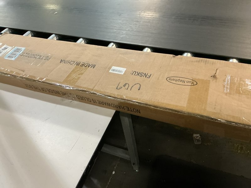 Condition photo showing Good Condition for YunNephele Shower Curtain Rod, Double Curved Curtain Rod for Bathromm, Adjustable 45" to 72",Matt Black Matt Black 45-72"