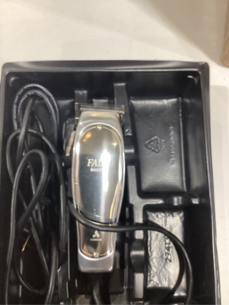 Condition photo showing Good Condition for andis 01820 fade master adjustable blade clipper – carbon steel fade blade, zero gap, aluminum housing, professional barber performance