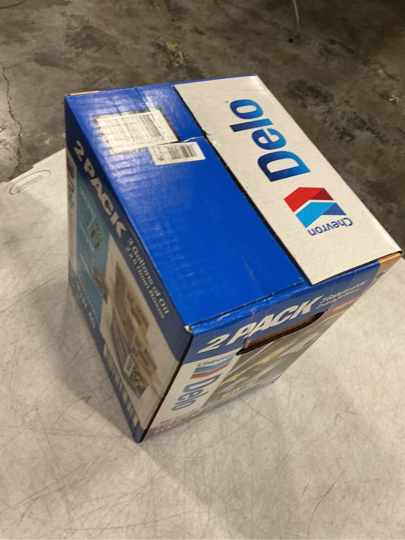 Condition photo showing New/Like New for delo xle sb synthetic blend diesel motor oil sae 15w-40 3 gallon smart change