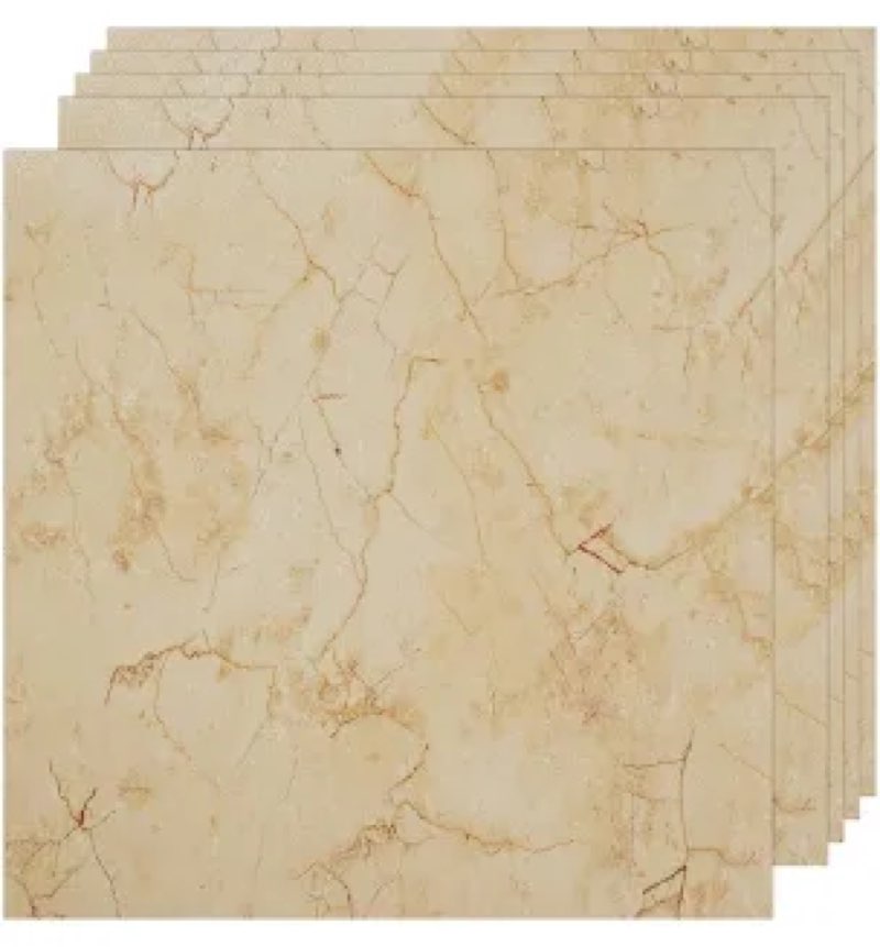 (Beige) 30-Pack Peel and Stick Vinyl Floor Tiles, 12\\\"x12\\\" Self-Adhesive Waterproof Peel and Stick Flooring Planks DIY for Bathroom, Kitchen, Living Room, Cover 30 Sq. Ft Beige