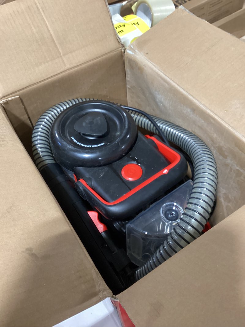 Condition photo showing As Is for Dirt Devil Portable Spot Cleaner Machine for Carpet and Upholstery, Powerful Suction Spot Cleaning Machine with Versatile Tools, Pair with Dirt Devil Portable Spot Cleaner Solution