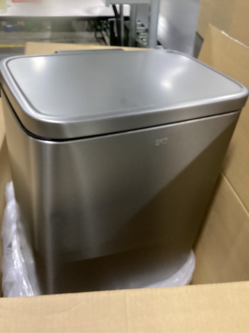 Condition photo showing Good Condition for EKO Madison Brushed Stainless   Step Trash Can with Inner Liner - Fingerprint Resistant Finish Brushed Stainless