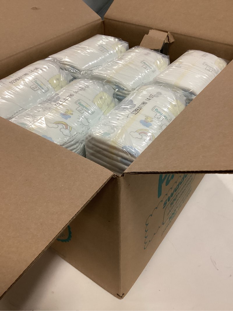 Condition photo showing New/Like New for (Size:2)Pampers Baby Diapers - Swaddlers - Size 2, 186 Count, Ultra Absorbent Disposable Infant Diaper