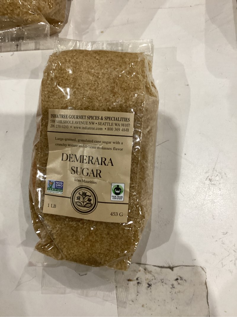Condition photo showing New/Like New for INDIA TREE Demerara Sugar, 16 OZ 16 Ounce (Pack of 1)