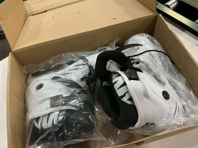Condition photo showing As Is for Inline Skates, High Performance Outdoor Fitness Inline Skates for Women Men Adult Men White