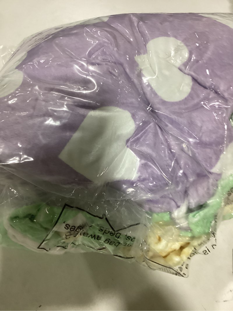 Condition photo showing New/Like New for 6 Pack Easter Throw Blankets 50 x 60 Pastel Love Heart Soft Fuzzy Plush Cozy Flannel Blankets for Mother Day Wife Women Self Gifts Couch Sofa Bedroom Living Room Decor