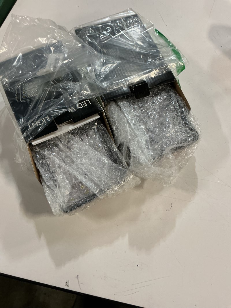 Condition photo showing Good Condition for 2PCS Cordless LED Work Light Compatible with Milwaukee 18v Battery,112W 11200 Lumens Battery Powered LED Flood Light Only, with USB & Type-C Charging for Emergency, Workshop, Outdoor 2PCS 112W Light Compatible with Milwaukee 18V