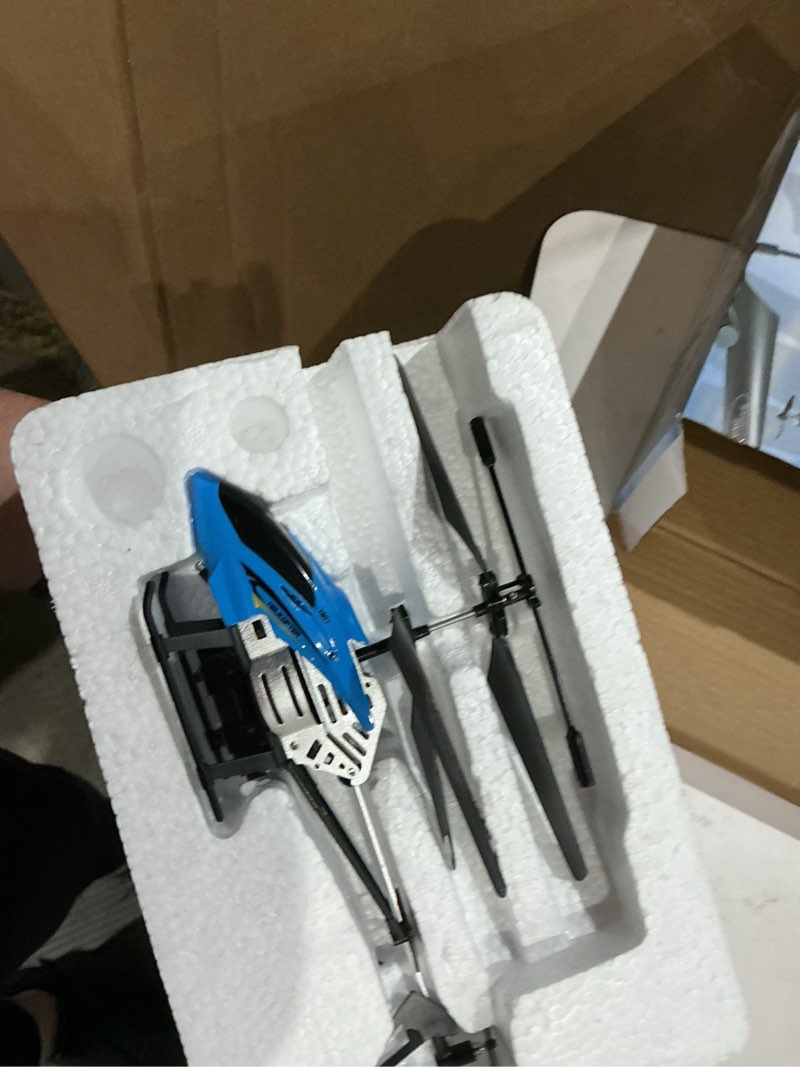 Condition photo showing Good Condition for dolanus rc helicopters - remote control helicopter toys: one key take-off/landing, automatic altitude hold, led light & 3.5 channel gyro stabilizer, flying toys - gift for boys/girls kids adults, blue