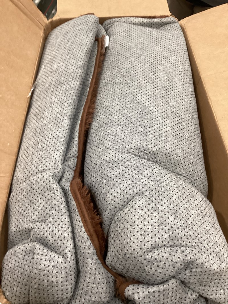 Condition photo showing As Is for 8x10 Area Rugs for Living Room Rug: Soft Fluffy Shag Brown Rugs for Bedroom, Non-Slip Large Fuzzy Plush Rug Indoor Floor Carpet for Nursery Kids Boys Girls Room, Dorms, Playroom, Modern Home Decor Brown 8' x 10' (Rectangular)