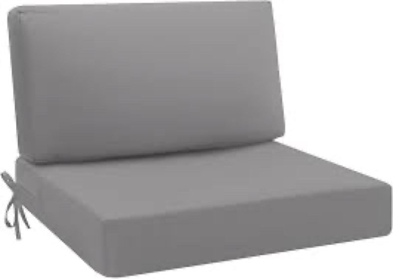 (Incomplete). idee-home Outdoor Cushions for Patio Furniture, Outdoor Seat Cushion, Waterproof Couch Hampton Bay D