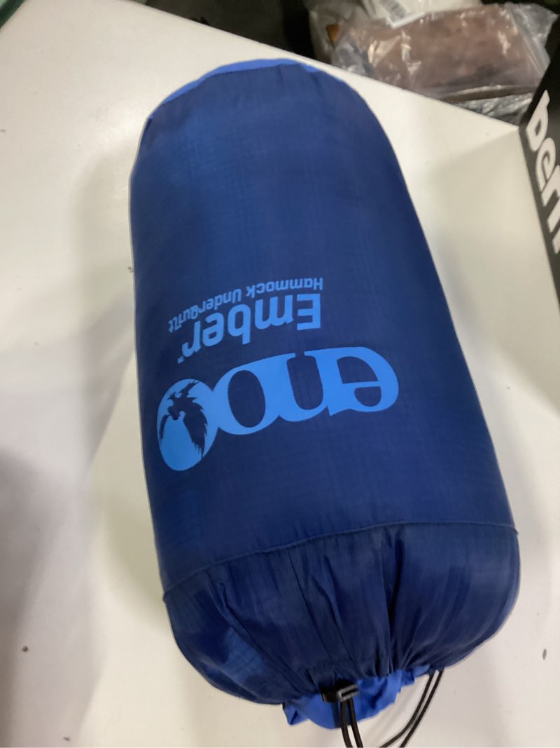 Condition photo showing Good Condition for eno ember underquilt - protective and warm hammock quilt with recycled synthetic insulation - for camping, hiking, backpacking, festival, travel, or the beach - pacific