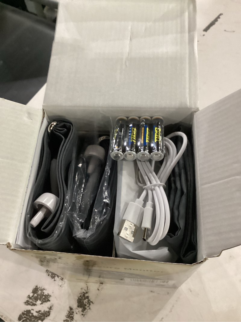Condition photo showing New/Like New for blood pressure monitors for home use, 9-17'' & 13-21'' extra large blood pressure cuff upper arm blood pressure machine, 6 in large led backlit display, usb cable & batteries included large & x-large cuff