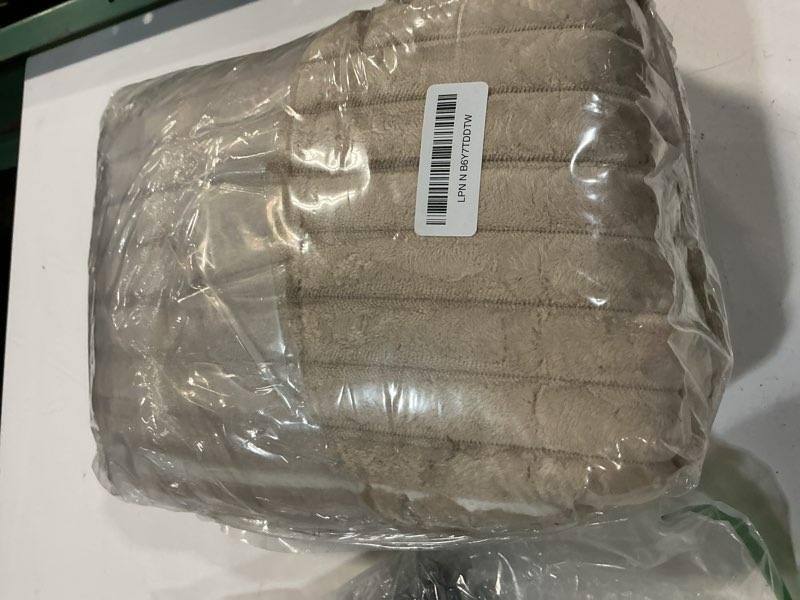Condition photo showing New/Like New for hyha couch covers for dogs washable, non slip plush dog sofa protectors, fuzzy pet couch covers for 3 cushion sofa pet friendly (khaki, 27.6" x 59") khaki 27.6" x 59"