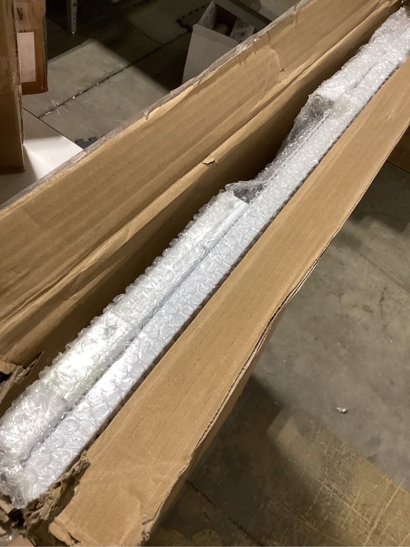 Condition photo showing Good Condition for 67" High Extra Tall Cat Gate for Doorway, 29.5-49.21" Extra Wide Pet Gate Pressure Mounted Baby Gates for Dogs Pets, Easy Walk Through Cat Proof Gate(White) White-67"tall 30''-49.2''Wide