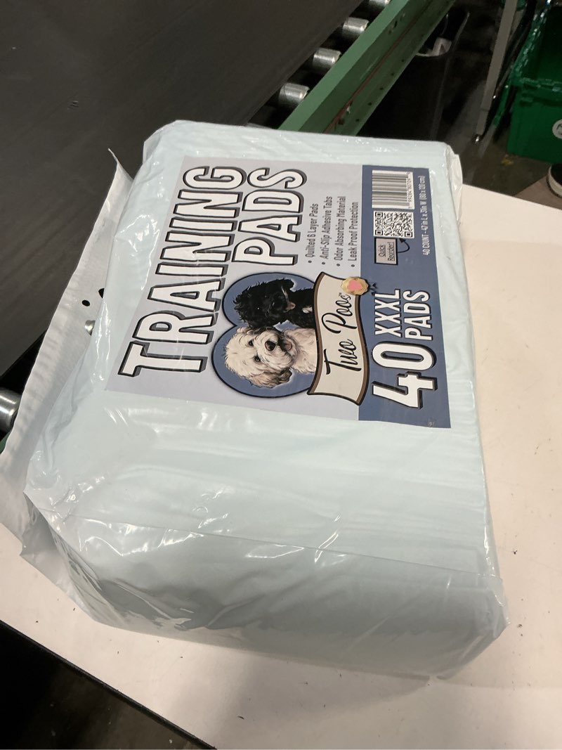 Condition photo showing New/Like New for XXXL Puppy Pee Pads for Dogs 31"x47" 40 Count, Pee Pads Extra Large, Leak-Proof & Super Absorbent Dog Pee Pads, Thicken Disposable Potty Pads Puppy Training Pads for Cats Rabbits
