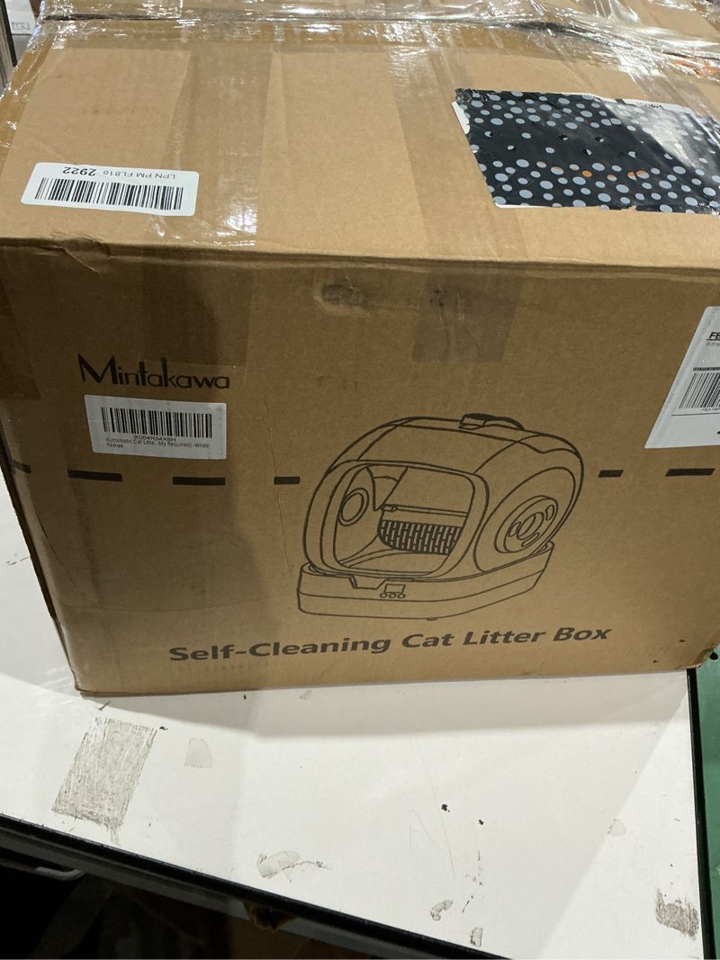 Condition photo showing Good Condition for automatic litter box self cleaning - app control and weight monitoring - 86l ultra-quiet, multi-cat - smart health monitor, safe anti-pinch, self cleaning litter box white 