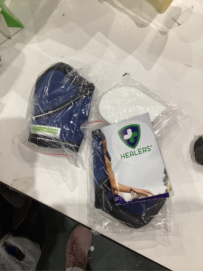 Condition photo showing Good Condition for healers medical dog boots  pet apparel for small dogs  ( 20-35 lbs) 2 boots & 2 gauze pads