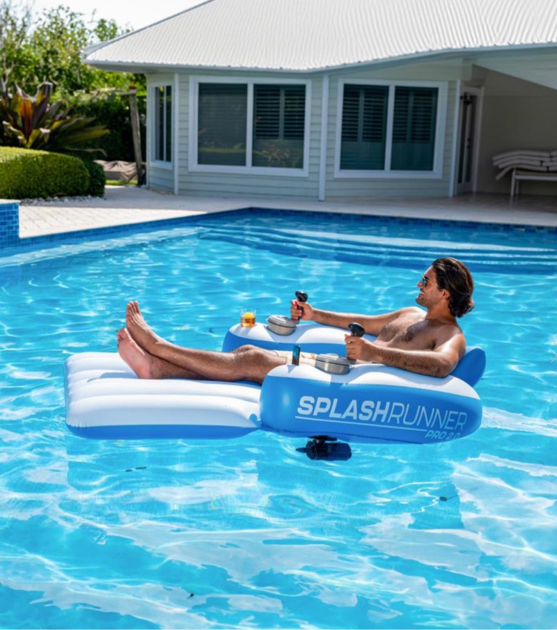 The Motorized Pool Float