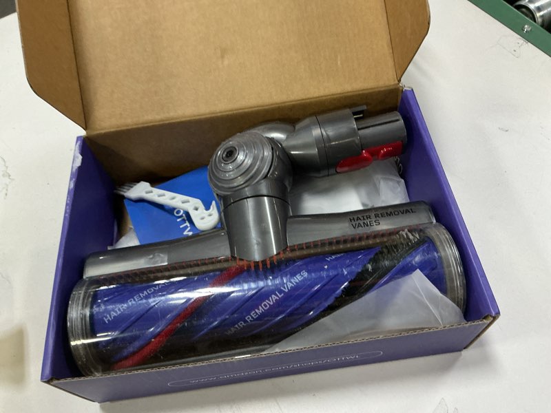 Condition photo showing As Is for Upgrade Anti-Tangle Replacement Vacuum Head Compatible with Dyson V8, Cyclone V10,V11,V15 Cordless Vacuum Cleaners, Suitable for Thin Carpets, Hardwood Floor