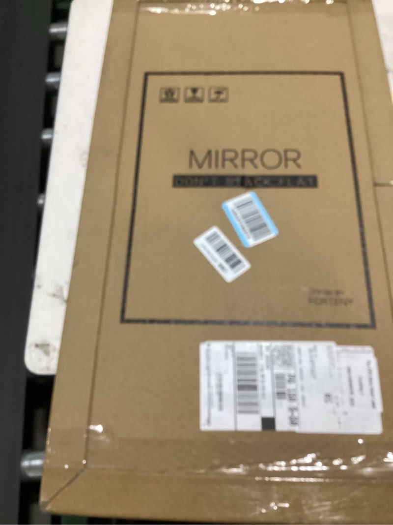 Condition photo showing Good Condition for 16 * 32 led bathroom mirror with lights, anti-fog, dimmable, lighted bathroom vanity mirror for wall, ul-certified
