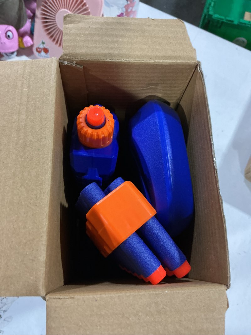 Condition photo showing Good Condition for baodlon digital shooting targets with foam dart toy gun, electronic scoring auto reset 4 targets, shooting game toys gifts for age of 5, 6, 7, 8, 9, 10+ years old kids, boys, compatible with 2 toy gun