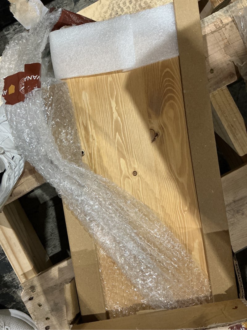 Condition photo showing Good Condition for avana fireplace mantle - natural fireplace mantles wood - mounted mantles for over fireplace - handcrafted fireplace wood mantel - wood mantels for fireplace (rustic natural, 72 x 8 x 3)
