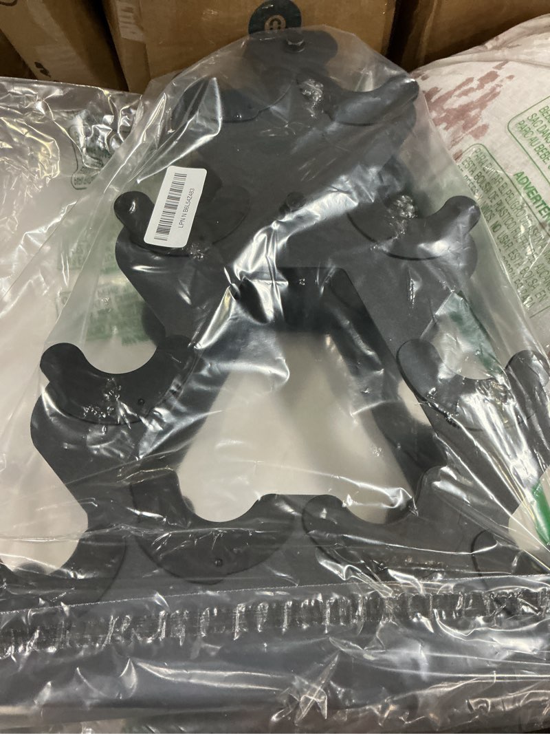 Condition photo showing Good Condition for Dumbbell Rack Stand Only | Space-Saving Weight Rack for Home Gym, Hand Weight Rack Dumbbell Storage for Dumbbell Set (3-15 LB), Durable Metal Stand with Easy Assembly (Dumbell not Included) Weight Rack - 4 Tier