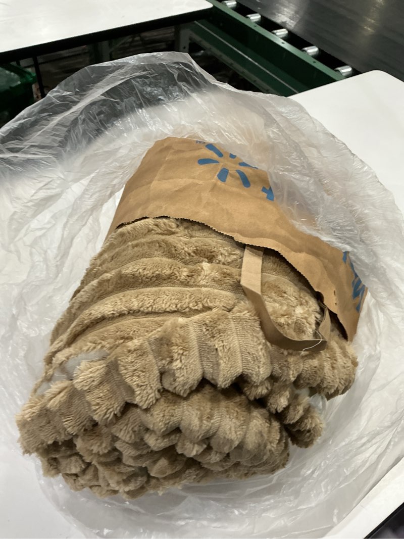Condition photo showing As Is for hyha couch covers for dogs washable, non slip plush dog sofa protectors, fuzzy pet couch covers for 3 cushion sofa pet friendly (camel, 27.6" x 70.9") camel 27.6" x 70.9"