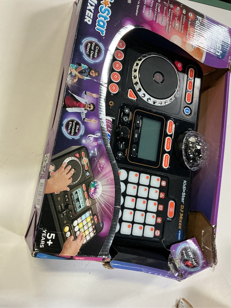 Condition photo showing Good Condition for VTech Kidi Star DJ Mixer Black