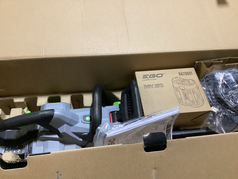 Condition photo showing Good Condition for ego power+ cs1804 18 in. 56 v battery chainsaw kit (battery & charger)