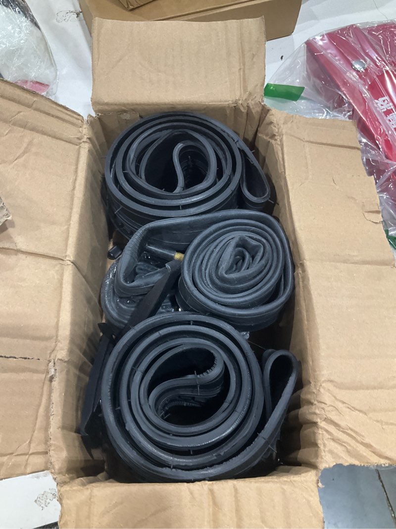 Condition photo showing Good Condition for mohegia 26x1 3/8 inch bike tires (37-590 mm) - 2-pack folding replacement tires with inner tubes, schrader valve & tire levers for vintage urban bicycles radial relic
