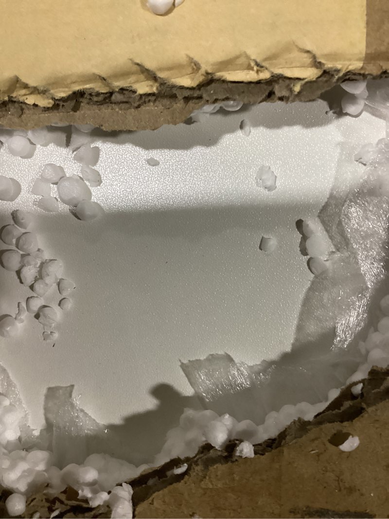 Condition photo showing Good Condition for aline furniture white coffee table lift top - coffee table with solid wood legs, hidden storage compartment & open shelves - 40" lift up coffee tables for living room