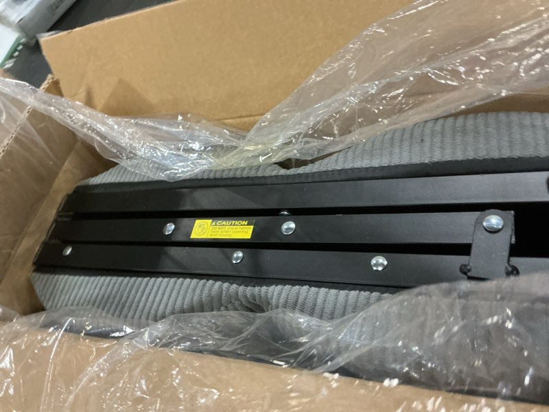 Condition photo showing Good Condition for veehoo dog ramp for bed couch height adjustable from 17" to 23", foldable stairs for dogs to get on bed 17" extra wide, portable pet doggie steps indoor with non slip pad, support up to 150 lbs gray 48"l x 17"w x 23"h