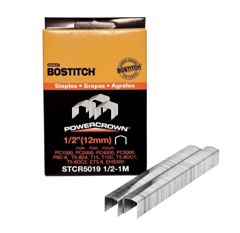 Bostitch 1/2 in. X 7/16 in. Heavy-Duty Powercrown Staple