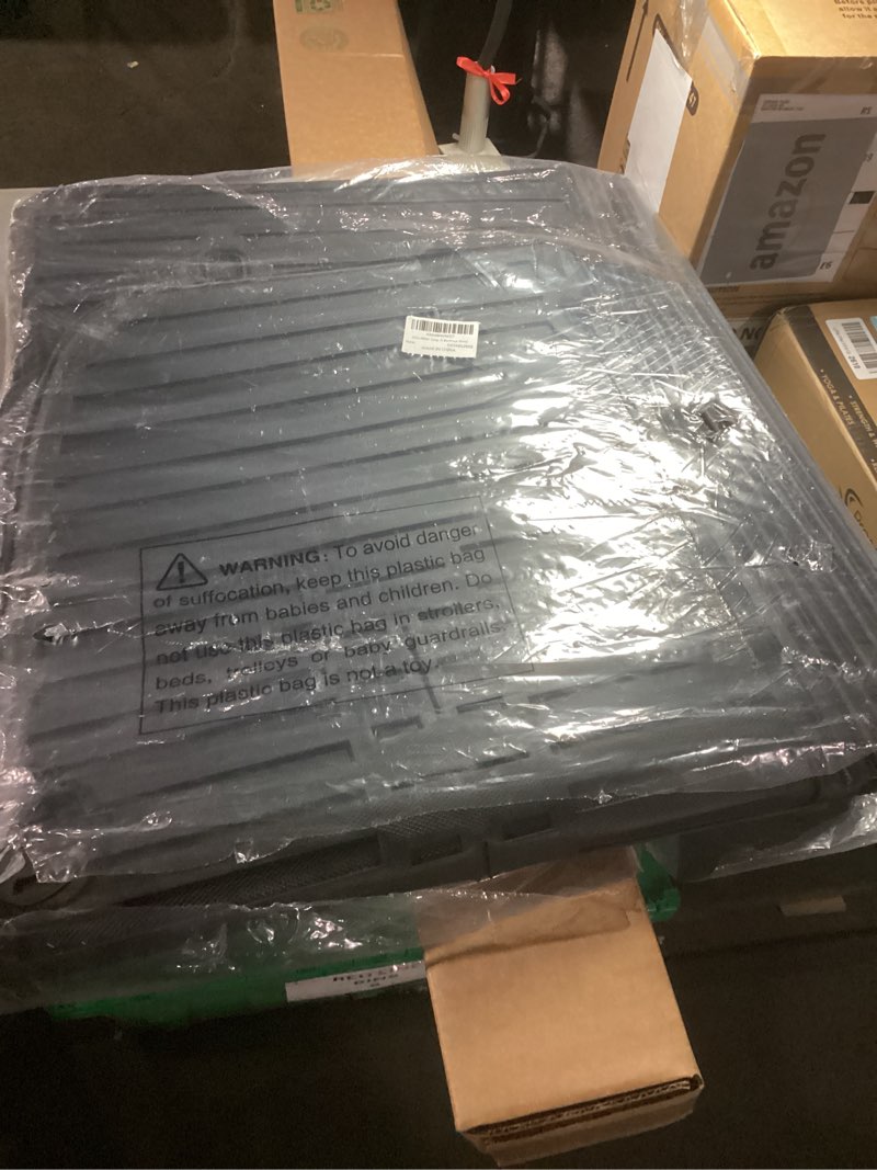 Condition photo showing Good Condition for cargo mat with backrest mats for 2020-2025 kia telluride 7/8 passenger car mats accessories, all weather tpe interior protectors cargo liner trunk mat(cargo mat with backrest mats) cargo mat + backrest mats