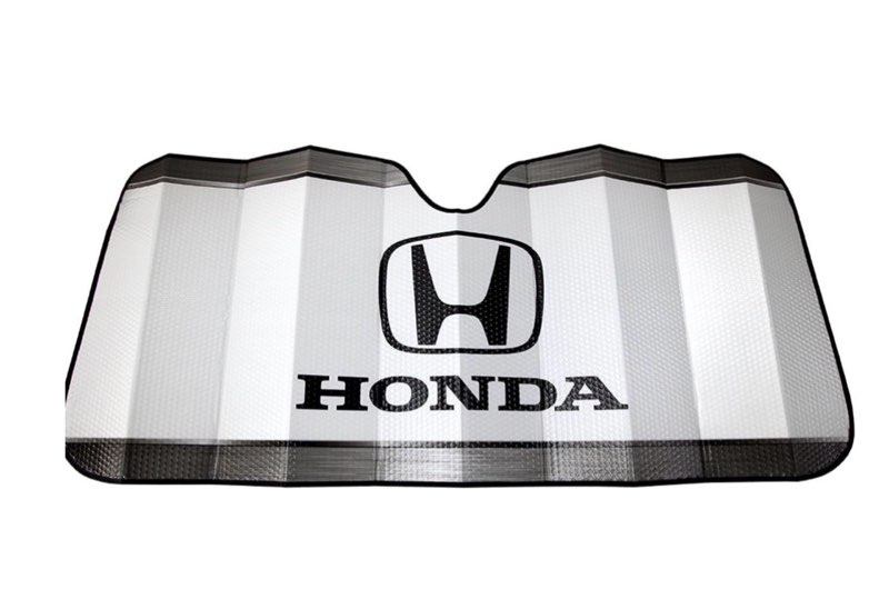plasticolor 003714r01 honda logo white accordion style car truck suv front windshield sunshade
