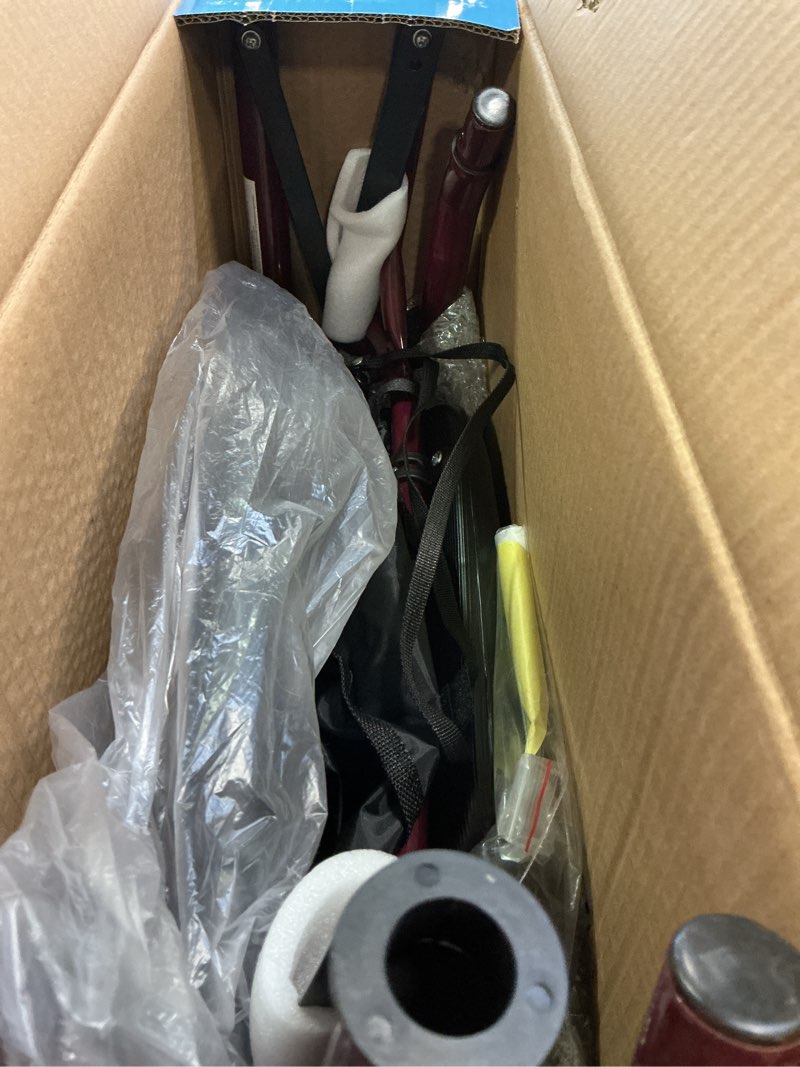Condition photo showing Good Condition for Medline Steel Rollator Walker  Folding Rolling Walker  6  Wheels  350lb Weight Capacity  Burgundy Red Frame
