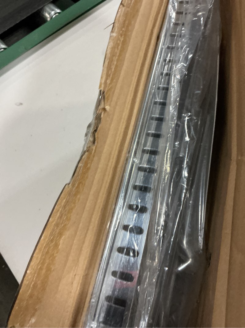 Condition photo showing New/Like New for HOLDN’ STORAGE Pull Out Trash Can Under Cabinet - Trash Can Not Included - Dedicated Space for Disposable Trash Bags, Requires a 11” Cabinet Opening, Adjustable, Heavy Duty, Anti Rust Chrome Finish 8 gal / 8.5"W