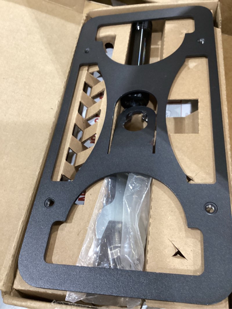 Condition photo showing New/Like New for front bumper license plate mount fits hyundai kona electric 2019-2025 | no drill front license plate frames tow hook license plate bracket holder mounting kit car accessories
